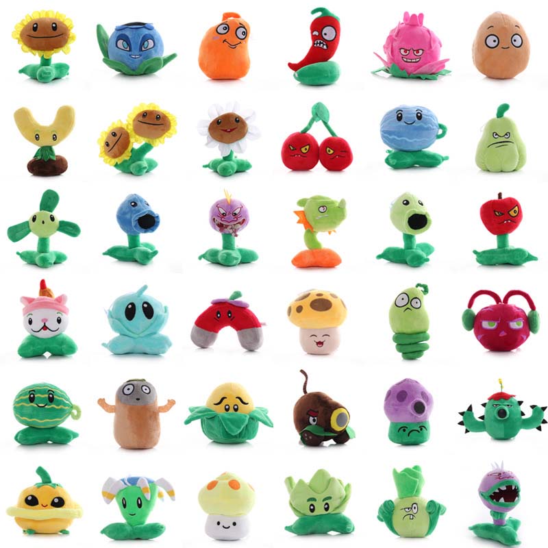 Kids Zombie Toys - 1pcs 13-20cm 식물 대 좀비 플러시