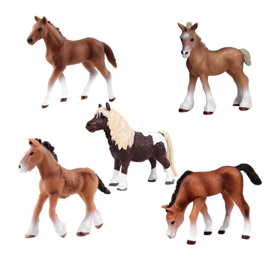 Kids Toys Horse - 말 인형 샤이어 아라비안 피규어, 포니