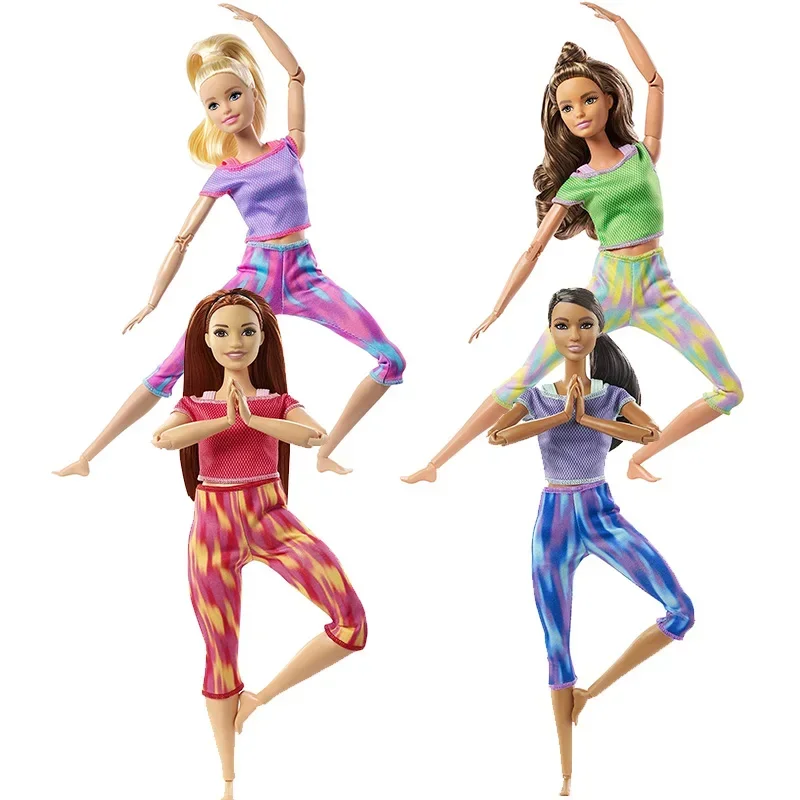 Kids Yoga Toys - 100% 오리지널 바비 인형, 22 관절