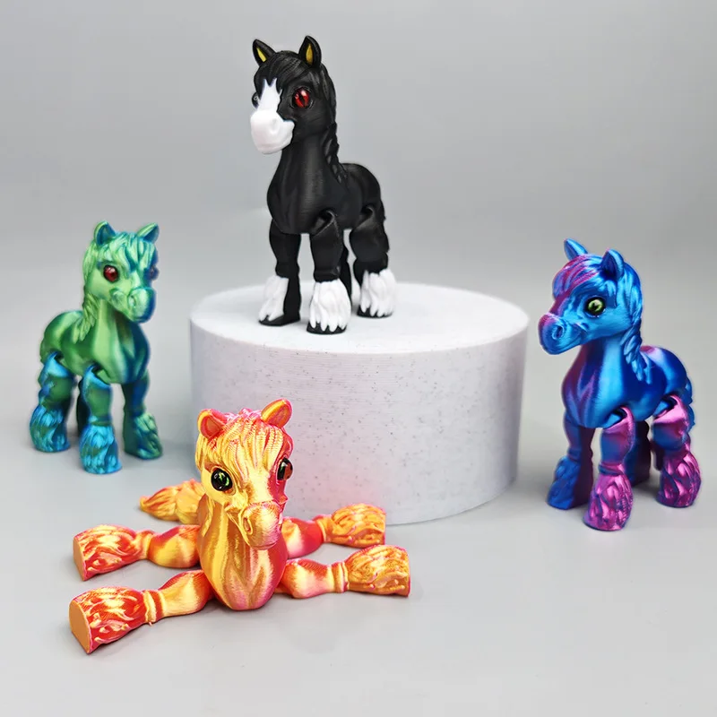 Kids Toys Horse - 3D 인쇄 멀티 조인트 움직일 수있는