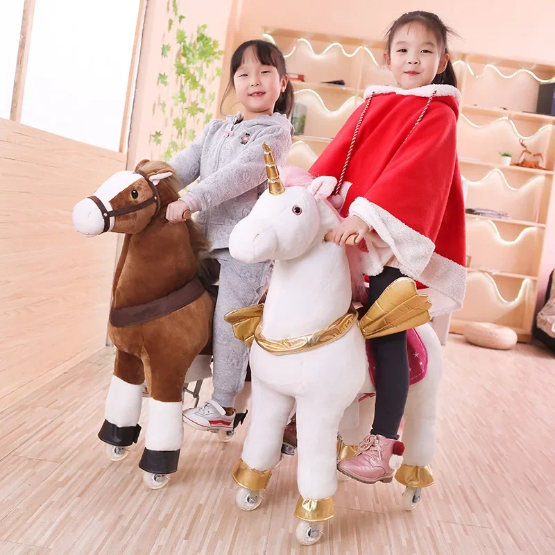 Kids Toys Horse - 다채로운 점프 말 대형 유아 장난감