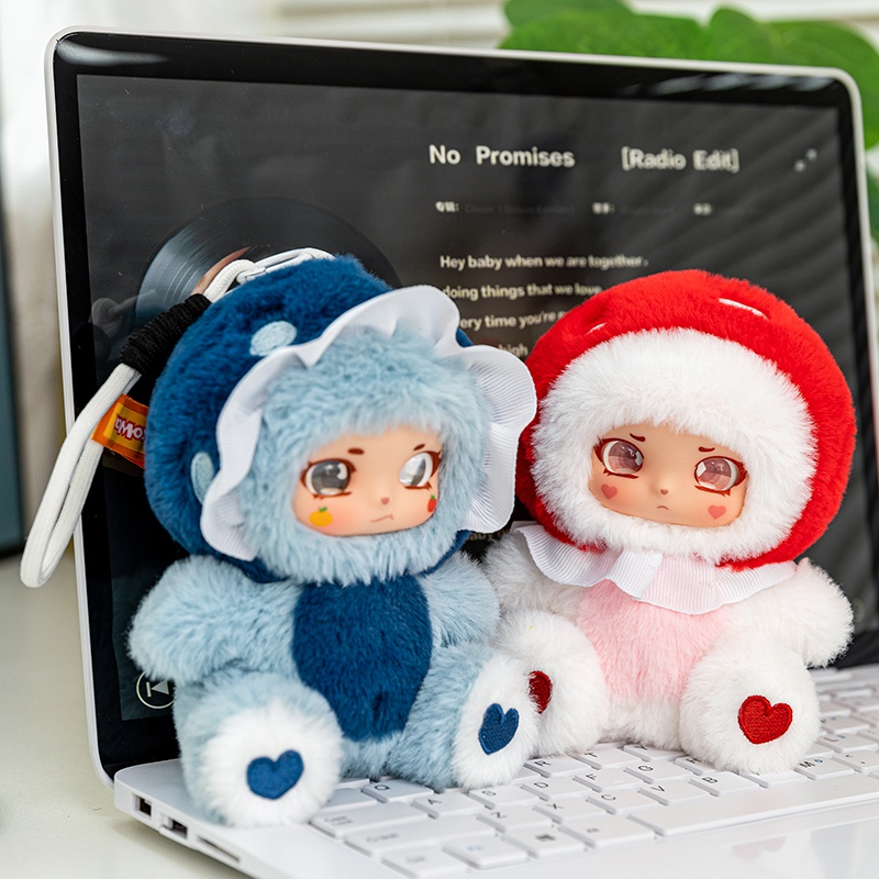 Kids Toys Doll - 14cm 버섯 소녀 비닐 봉제 장난감