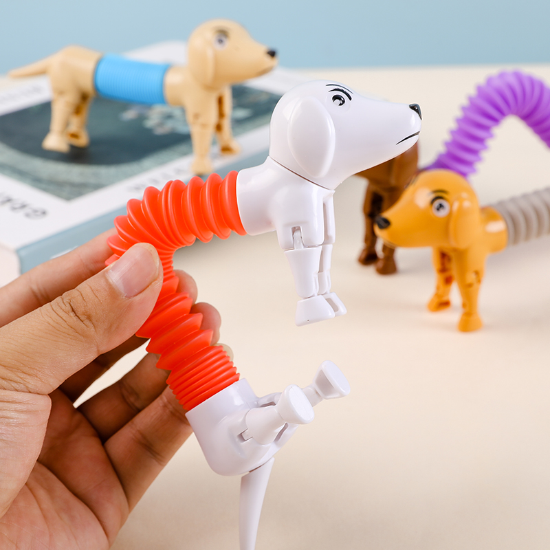 Kids Toys Dog - 참신한 봄 개 팝 튜브 감각