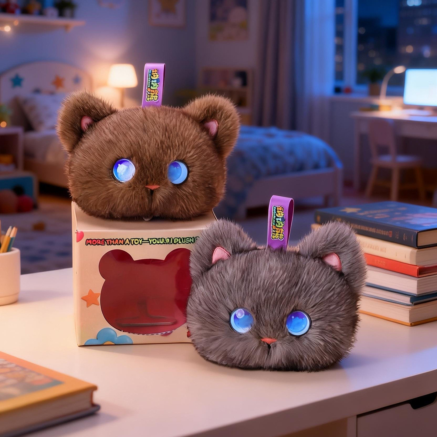 Kids Toys Doll - 토봇 AI 플러시 고양이 장난감 인터랙티브