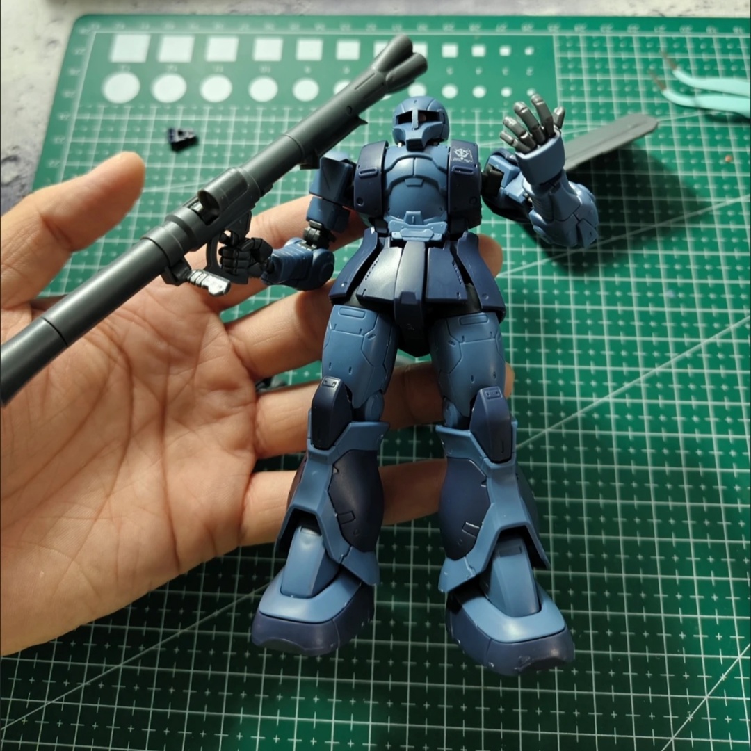 Bandai Model Gundam Hg - GTO MS-05 HG 1/144 자쿠 블랙