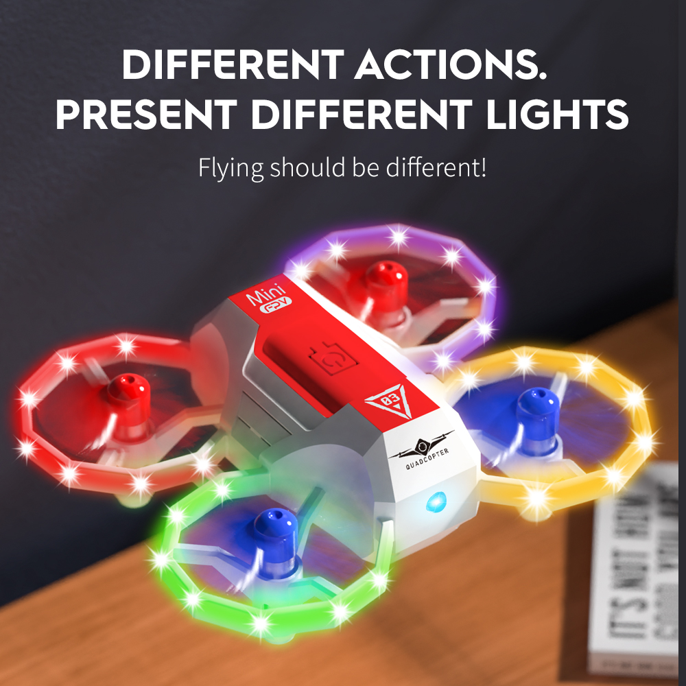 Kids Toys Drone - KF601 초보자를위한 음악과 조명이있는 새로운 미니
