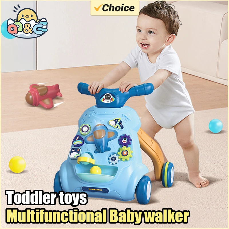 Kids Toys Under 50 - 키즈 푸시앤풀러닝 워커 다기능 활동 장난감