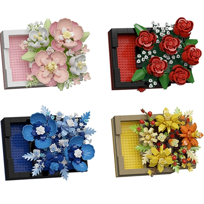 Kids Toys Exhibition - DIY 3D 유명한 장미 히비스커스 영원한