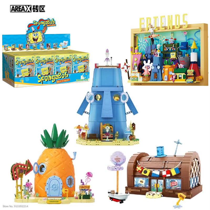 Lego Building Blocks - 에어렉스 스폰지밥 비키니 바텀 빌딩 블록