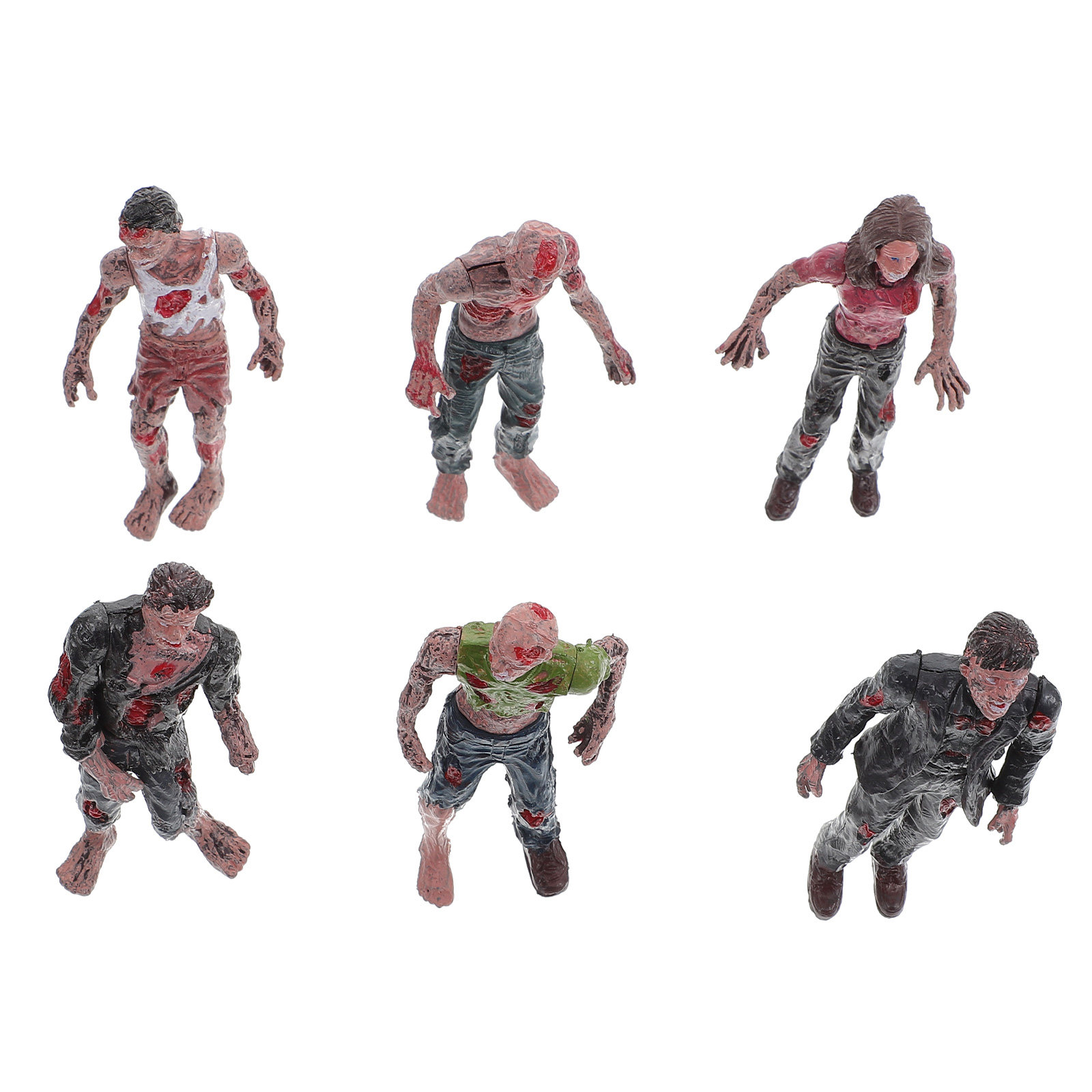 6 Pcs 할로윈 장식 장난감 좀비 그림 미니어처 소품 - Kids Zombie Toys 리뷰 및 가격