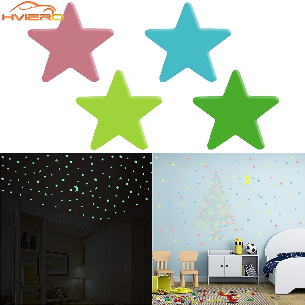 별빛 어둠 속에서 빛나는 형광 벽 스티커, 어린이 아기 - Glow In Dark Stars 리뷰 및 가격