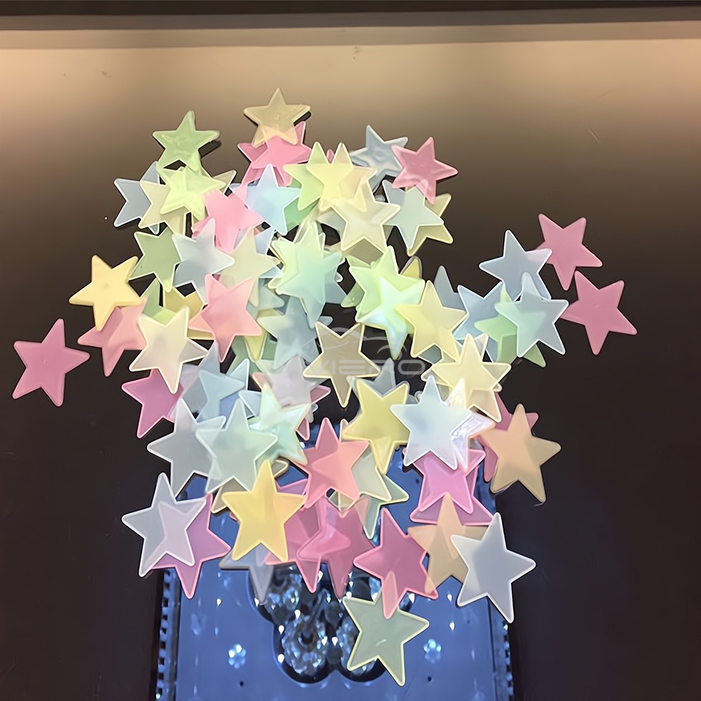 별빛 어둠 속에서 빛나는 형광 벽 스티커, 어린이 아기 - Glow In Dark Stars 리뷰 및 가격