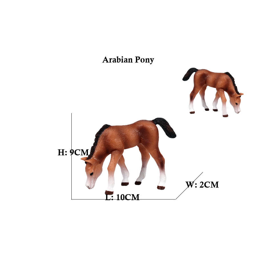 말 인형 샤이어 아라비안 피규어, 포니 모델, 농장 동 - Kids Toys Horse 리뷰 및 가격