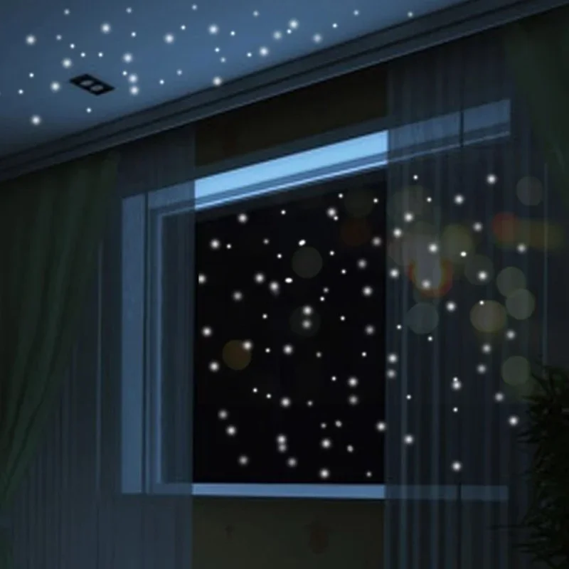 새로운 407개 야광 벽 스티커, 어둠 속에서 빛나는  - Glow In Dark Stars 리뷰 및 가격