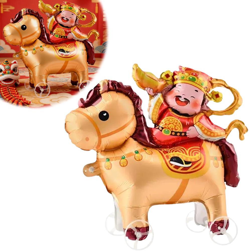 만화 동물 테마 3D 풍선 말 테마 생일 영화 장식 여 - Kids Toys Horse 리뷰 및 가격