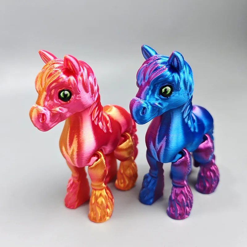3D 인쇄 멀티 조인트 움직일 수있는 말 동물 미니 귀 - Kids Toys Horse 리뷰 및 가격