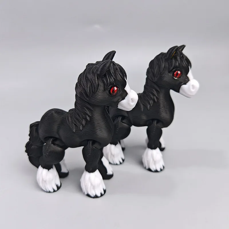 3D 인쇄 멀티 조인트 움직일 수있는 말 동물 미니 귀 - Kids Toys Horse 리뷰 및 가격