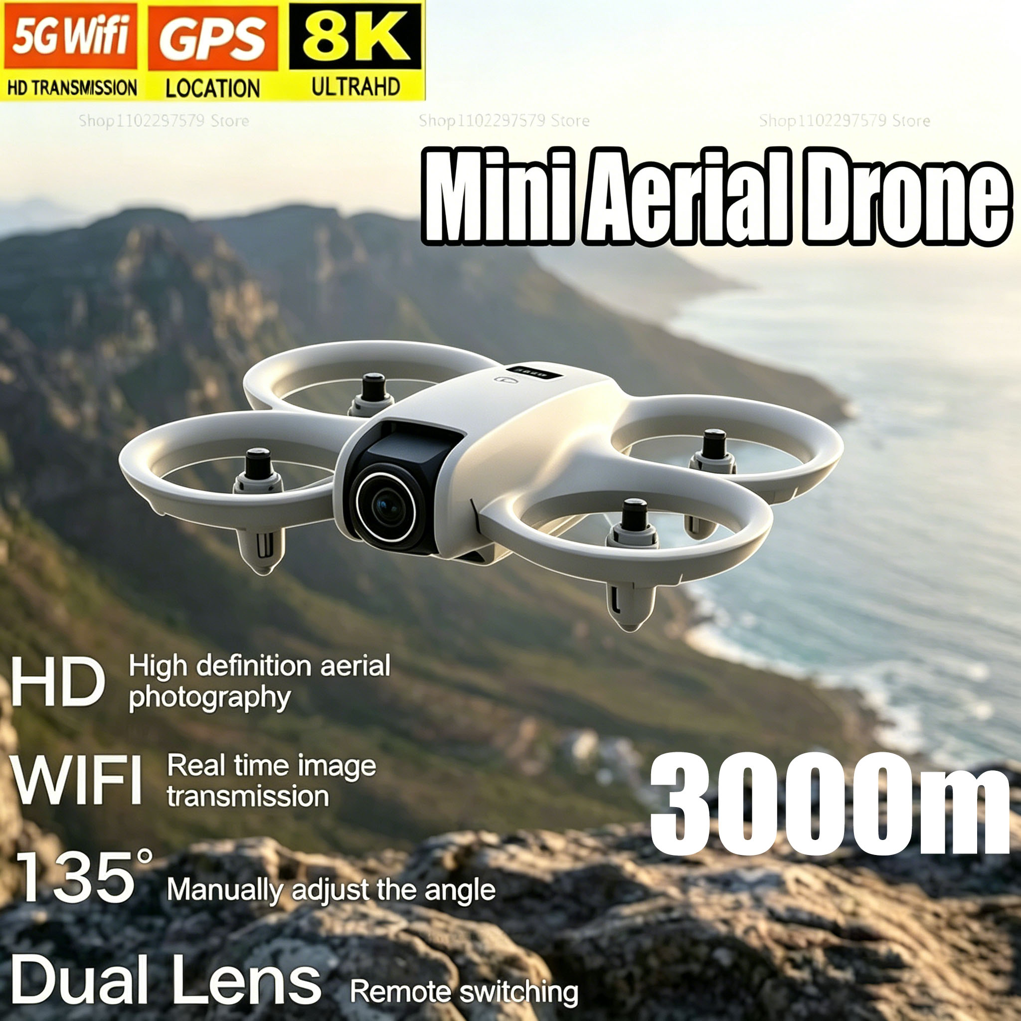8K HD 카메라가 장착된 미니 드론 FPV 접이식 쿼 - Kids Toys Drone 리뷰 및 가격