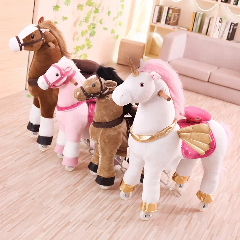 다채로운 점프 말 대형 유아 장난감 인터랙티브 어린이  - Kids Toys Horse 리뷰 및 가격