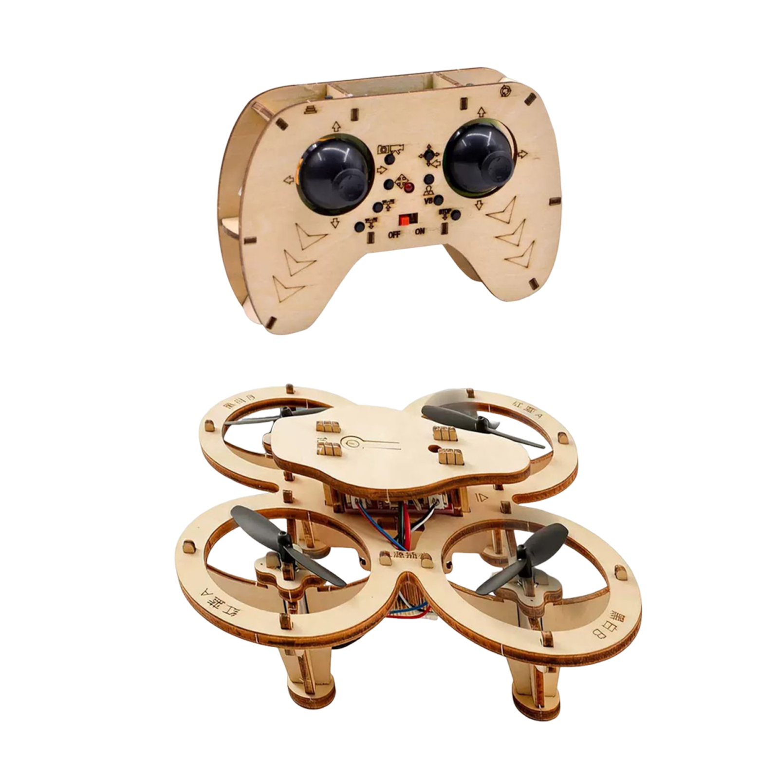 천연 나무 DIY 드론 모델 키트 2.4G RC 쿼드콥 - Kids Toys Drone 리뷰 및 가격