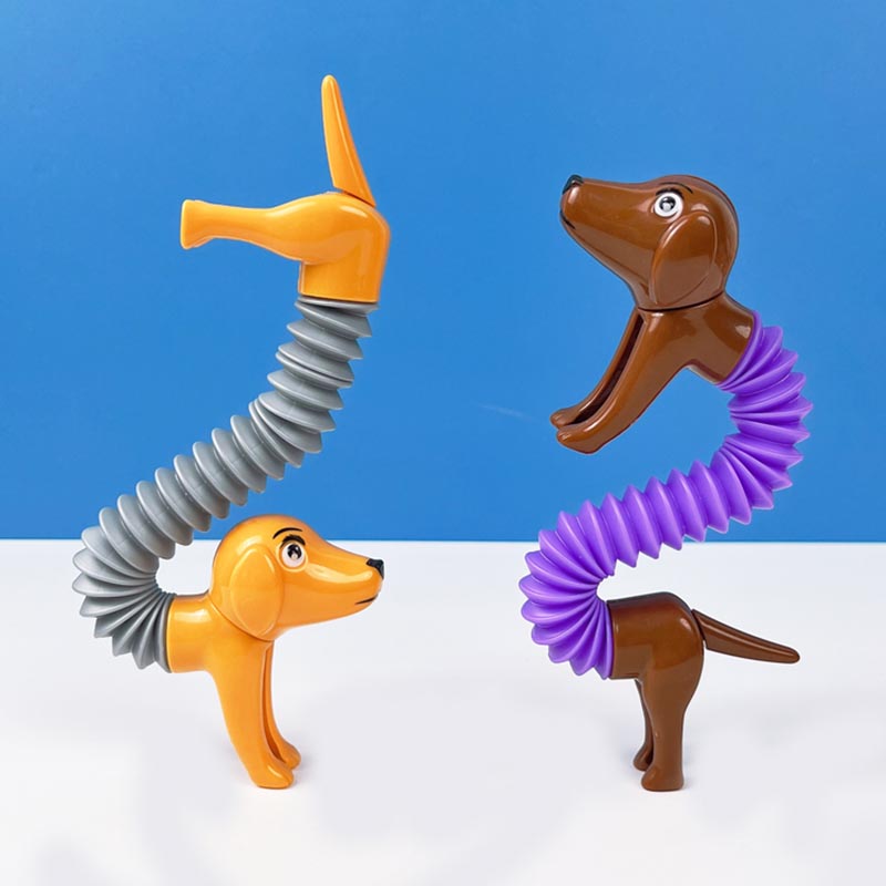 참신한 봄 개 팝 튜브 감각 장난감, 스트레스 해소 벨 - Kids Toys Dog 리뷰 및 가격