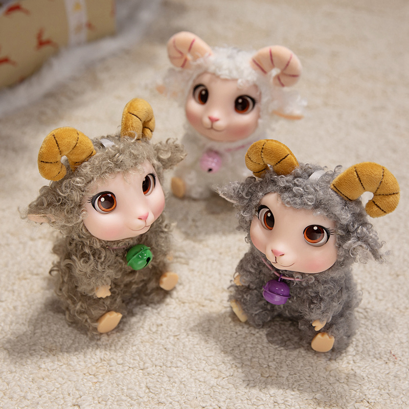 귀여운 양 인형 부드러운 비닐 플러시 장난감 염소 펜던 - Kids Toys Doll 리뷰 및 가격