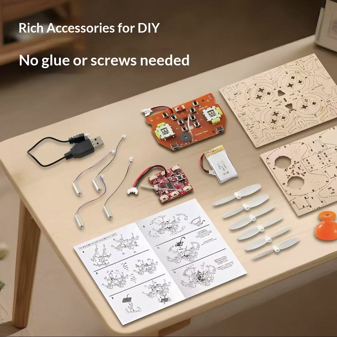 2026년형 새로운 나무 DIY 조립 드론, 어린이용  - Kids Toys Drone 리뷰 및 가격
