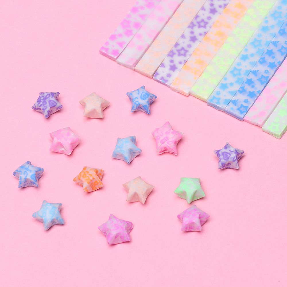 어둠 속에서 빛나는 행운의 별, 종이 접기 형광 스트립 - Glow In Dark Stars 리뷰 및 가격