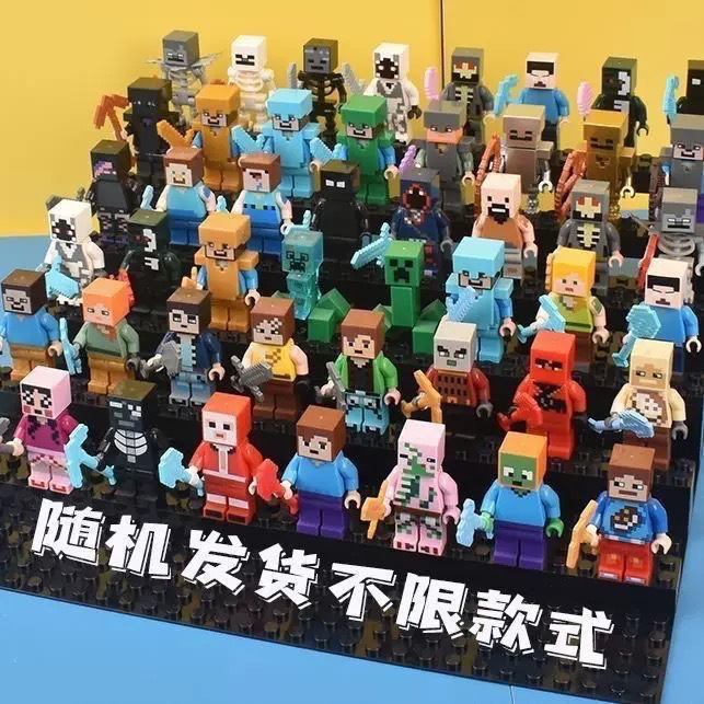 30/60pcs 만화 마인 크래프트 빌딩 블록 작은 입 - Lego Building Blocks 리뷰 및 가격