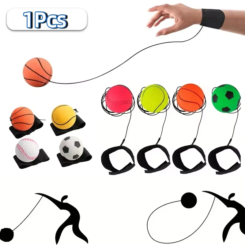 탄성 리턴 스펀지 볼 나일론 스트링 게임 운동용 고무  - Kids Yoga Toys 리뷰 및 가격