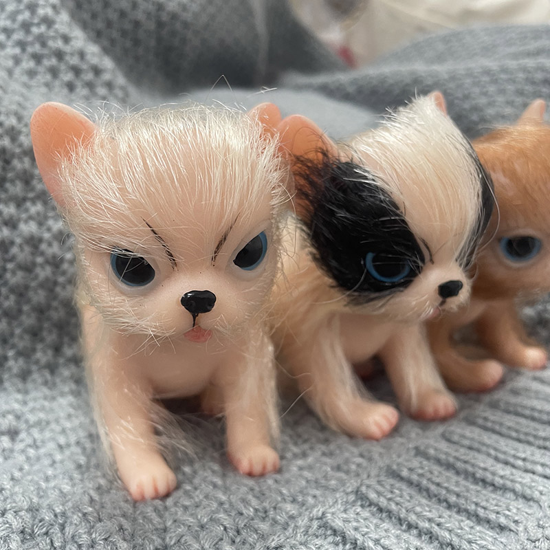 5인치 전신 실리콘 귀여운 미니 동물 치와와 강아지 인 - Kids Toys Dog 리뷰 및 가격