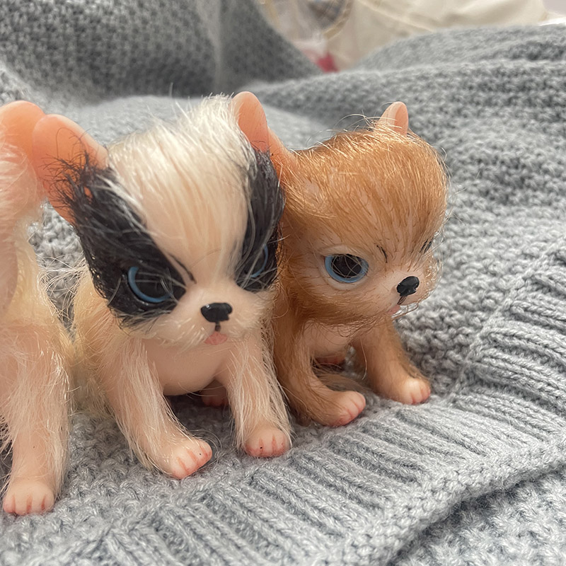 5인치 전신 실리콘 귀여운 미니 동물 치와와 강아지 인 - Kids Toys Dog 리뷰 및 가격
